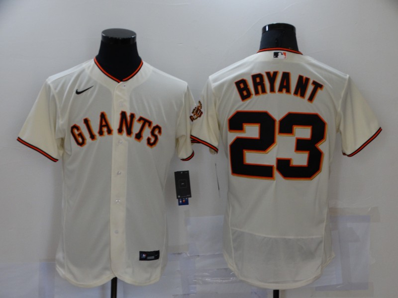 Men's San Francisco Giants Kris Bryant #23 Beige Baseball Jersey